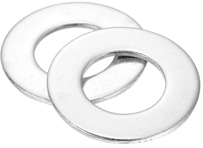 QUARKZMAN 6Pcs Rondelle Piatte 1.062 ID x 2 OD x 0.134 Spessore Argento | Acciaio Inossidabile 304, 1, Fabbriche Riparazioni Cucine Negozi E Costruzioni Aperto, Per Bulloni Viti