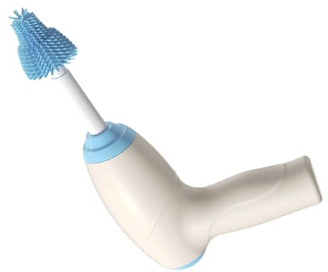 Multifunktionaler elektrischer Reiniger, Reinigungsbürste für Babyflaschen, Wasserbecher, lebensmittelecht, Silikon-Textur, elterfreundlicher Flaschenreiniger