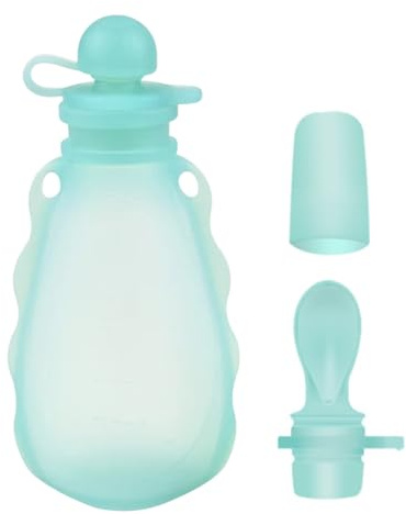 Generico Sacchetti per Latte Materno | 200ml per la Maternità in Silicone Riutilizzabili e Portatili,Alimenti In Silicone | Per Frigo Viaggio Alimentazione Ospedale Vacanza Aereo Campeggio