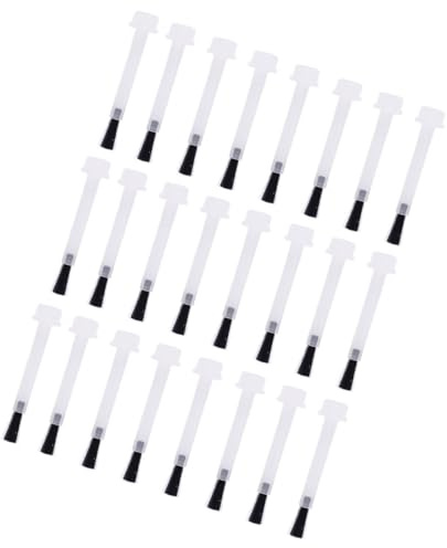 Didiseaon Pincel para Esmalte de Uñas Desechable Mango Ergonómico, Cabeza Plana, Tamaño Pequeño, 50 Unidades para Decoración y Manicura Profesional de Gel
