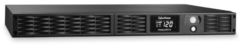 CyberPower PR500LCDRT1U Smart App Sinewave UPS System, 500VA/400W, 7 Outlets, AVR, 1U Rack/Tower