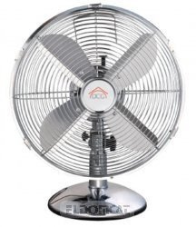 Dcg Vent.Tavolo 35W Diam.30Cm 3Vel. Argent Pã¢Le