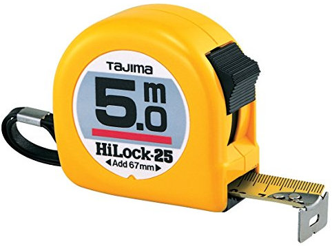 Tajima H5P50MY - Metro a nastro, 5 m x 25 mm