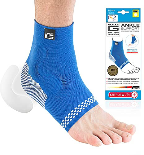 Neo-G Ankle Support for Sprained Ankle, Achilles Tendonitis Support, Injured or Weak Ankles, Arthritis - Ankle Brace Foot Support for Ligament Damage. Multi Zone Compression - Airflow Plus - M