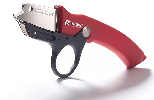 Ascend Tools 6-4/5 inch Pro Cable Insulation Jacket Removal/Slitter Knife and Wire Stripping Tool