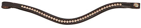 Hans Melzer Horse Equipment Stirnriemen Mechtersen, braun, Warmblut