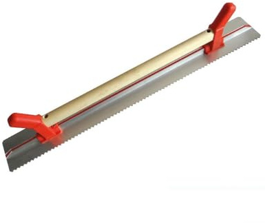 Règle à dresser avec poignée 80 cm dentée un côté MONDELIN – Performance et précision pour enduits de façade