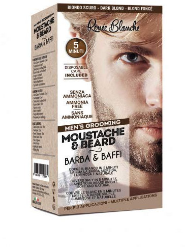 Coloration barbe et moustache Blond Foncé
