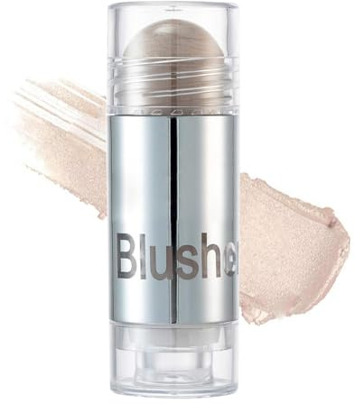 GL-Turelifes Blush Stick Blush Cream Feuchtigkeitsspendende, Highlighter & Trimmen Rouge Pen, Glanz- und Stimmungsaufhellendes Rouge Stick Wangen Make-up (#1)