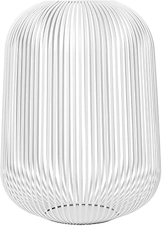 blomus Laterne LITO | Farbe White | Größe L | Stahl pulverbeschichtet | L 33 x B 33 x H 45 cm | schöner Lichteffekt | tolle Dekoration | robuste Verarbeitung