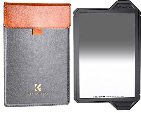 K&F CONCEPT 100mm Square GND16 Filters (Soft Graduated ND16), Optical Glass HD Waterproof ND Filter (X-PRO Series)
