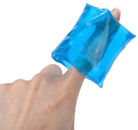 Finger- und Zehen-Kaltgel-Eisbeutel, 6 Cm Kaltgel-Fingerwickel,Tragbar Heiß Kalt Kompressionsgel, Ringhülle Zur Linderung von Sportverletzungen,Schwellungen,Chronischen Schmerzen