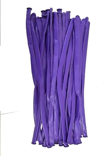 Classic Magic Modelling Balloons: Purple Twisting Pack of 30 for Animal Making, Wedding, Birthday & Festival Decorations