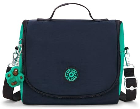 Kipling New Kichirou Lonchera Grande, Bolsas, Estuches, Blue Green Bl (Azul)