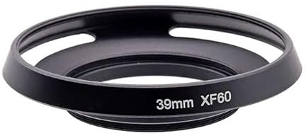 Paraluce da 39 mm XF60 compatibile con Fujinon XF 60 mm f 2,4 R visiera parasole macro