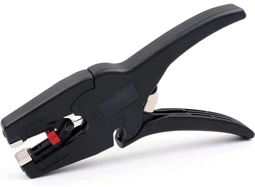 AVIMYA Herramienta Pelacables alicates Pelacables automático 0,03-10mm 32-7AWG Cortador de Cables Tijeras Multiherramienta precisión Ajustable