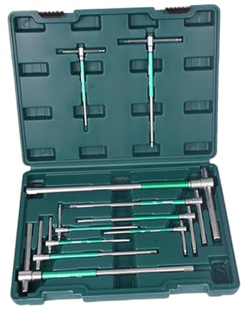 harayaa T Handle Hex Wrench, Bike Repair Tools Metric Versatile Cycling Accessories Professional Antislip Lightweight Hex Key Sliding, 10pcs