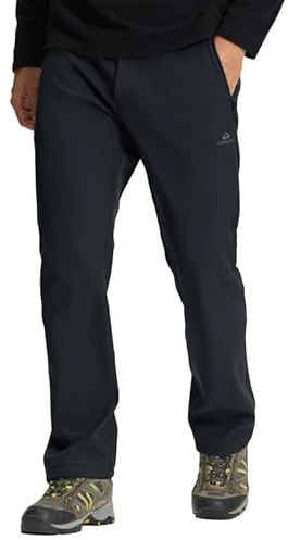 Pioneer Camp Wanderhose Herren Outdoor Trekkinghose 4-Wege Stretch Wasserabweisend Atmungsaktiv Schnell Trocknend Hose mit Reißverschluss für Klettern Bergsteigen