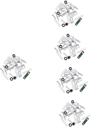 NUOBESTY 5sets Tv Mounting Screws Wall Plugs Tv Mount Bracket Hardware Iron Screws for Mounting