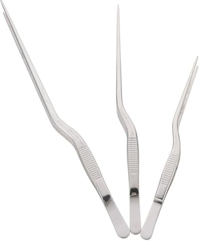 FUNNETOYU Pinces à Poisson En Acier Inoxydable 304 Set De 3pcs Pinces Cuisine Multifonctions Outils De Cuisson Faciles à Utiliser Pour Retirer Arêtes De Poisson