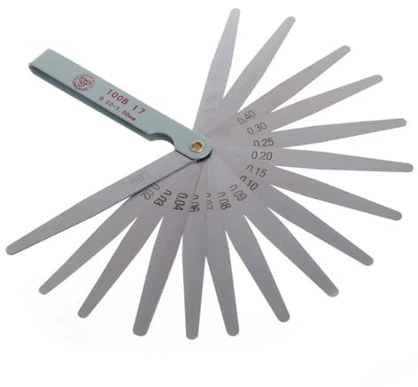 Calibro di spessore metrico da 0,02-1 mm, set di misuratori di spessore for valvole, gioco for sonda di misurazione