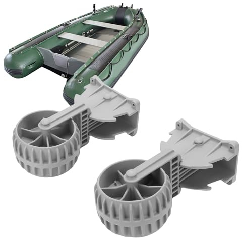 Ruedas de Lanzamiento de Botes Inflables, Ruedas de Bote Combinan Ruedas de Lanzamiento de Botes Inflables de Nylon, Voltear Ruedas de Remolque para una Pequeña Balsa Kayak
