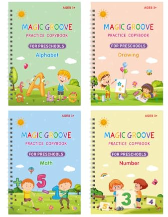Alfabetsspårningsbok - spårböcker | Children's Magic Copybooks Småbarn | Mångsidigt inlärningsverktyg | Skrivövning | Förskoleinlärningsaktiviteter | L-övning