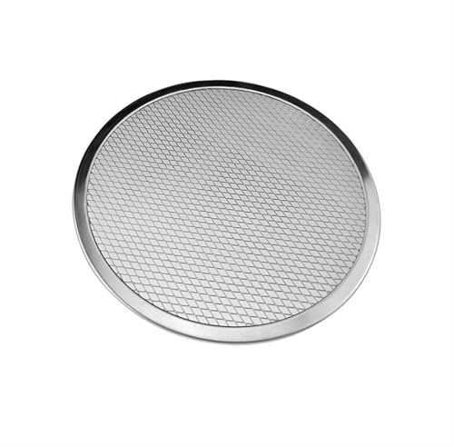 YGLEEULI Pizzaplåt aluminium pizzabanna, rostbeständig metallbrödpanna med ögladesign, ihåligt kakgaller, baktillbehör för hushåll och kök