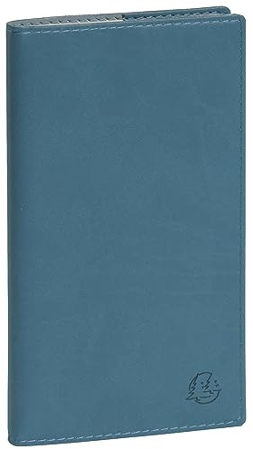 Exacompta - Agenda settimanale Eurotime 16 16672E - Vincitore - Copertina removibile con alette - 8,5 cm x 16 cm - da gennaio 2024 a dicembre 2024 - colore casuale