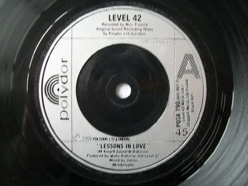 LEVEL 42 Lessons in Love/Something About You 7 45