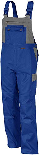 Qualitex Image Arbeits-Latzhose MG 300 - kornblau/grau - Größe: 50