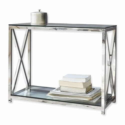 Loberon Konsole Dartford, Silber/klar