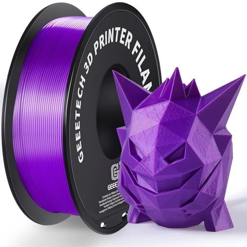 GEEETECH Filament PLA 1.75mm for 3D Drucker 1kg Spool, Lila