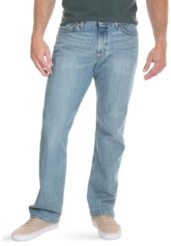 Regular Fit Comfort Flex Waist Jean, Chalk Blue, 38W x 32L