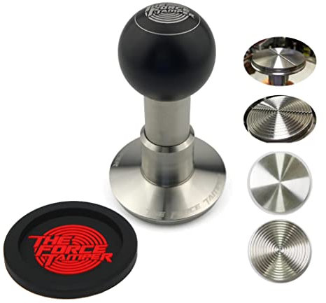 The Force Tamper Automatic Impact Coffee Tamper Adjustable Const Pressure and Autoleveling Duo-Distribute Set New (Ball, 58.35mm)