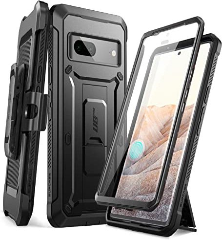 SUPCASE Outdoor Hülle für Google Pixel 7, 360 Grad Handyhülle Bumper Case Robust Schutzhülle Cover [Unicorn Beetle Pro] mit Displayschutz und Gürtelclip 2022 Ausgabe (Schwarz) | Bumper Case Robust Schutzhülle Cover [Unicorn Beetle Pro] mit Displayschutz und Gürtelclip für Google Pixel 7