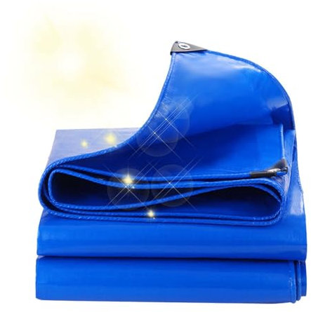 FIDSEJEONA PVC-Plane 8.5x3, Plane Wasserdichtes, Abdeckplane mit Ösen Wasserdicht, Wasserdichtes Plane, Mehrzweck Abdeckung, für Gartenmöbel Poolabdeckung Trampolin Holz Pool Auto