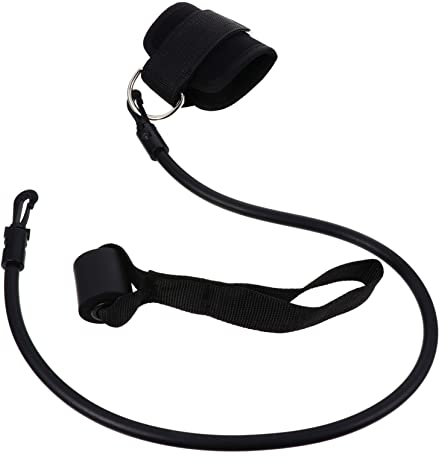 NULYLU Widerstandsband Fußschlaufe Mit Verstellbarem Knöchelriemen Für Ganzkörpertraining Bein Gesäßübungen Robustes Fitnesszubehör Für Krafttraining Zuhause