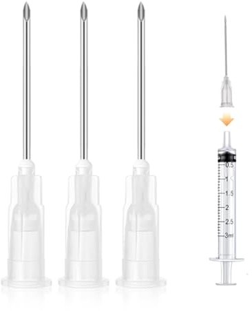 EPRVAUY 100 Aiguilles de Distribution emballées Individuellement pour Le Remplissage de liquides et de Produits industriels, Accessoires pour Aiguilles (27G 0.4-13mm)