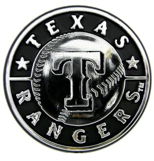 FANMATS MLB - Texas Rangers Molded Chrome Emblem