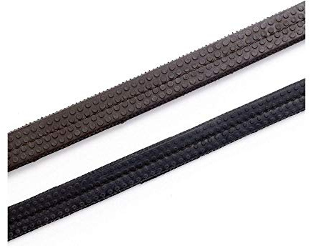 Reins Windsor Gummigriff Zügel schwarz/braun