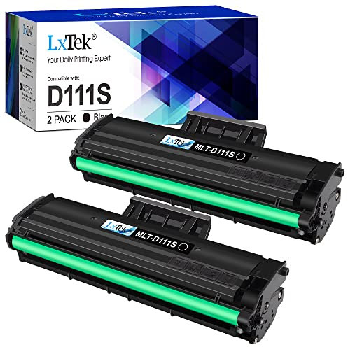 LxTek MLT-D111S Toner Kompatibel für Samsung MLT-D111S MLT-D111L D111S D111L für Samsung Xpress M2070 M2070W M2070FW M2026W M2026 M2020 M2022W M2022 M2020W M2070F (Schwarz, 2er-Pack)