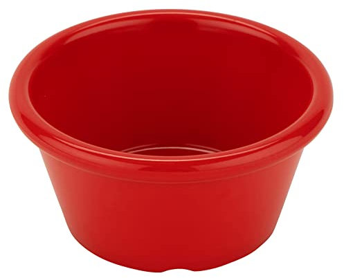 G.E.T. S-660-R 6 oz. Ramekin, Break Resistant, Melamine, Red (Pack of 12)