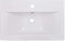 Tidyard Lavabo da Incasso 61x39,5x18,5 cm in Ceramica Bianco