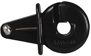 horizont Isolator Weidezaun farmer, 50 Stück, Litze bis 4 mm | Ersatz-/Zusatzisolator, freilaufend, Streckenisolator, für Winkelstahlpfähle mit Ø 2-3 mm