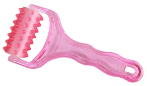 Kunststoff Massagegerät Manuelle Rollenmassage mit Roller | Akupressur Rolle, Griffiger Griff, Ergonomische Form, für Gliedmaßen, Einfach zu Bedienen Zufällige Farbe