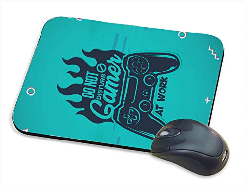 Do not disturb Gamer at work themed Birthday present Idea Gaming Enthusiast Gaming Pro Mouse Pad Desk Accessory Gift.
