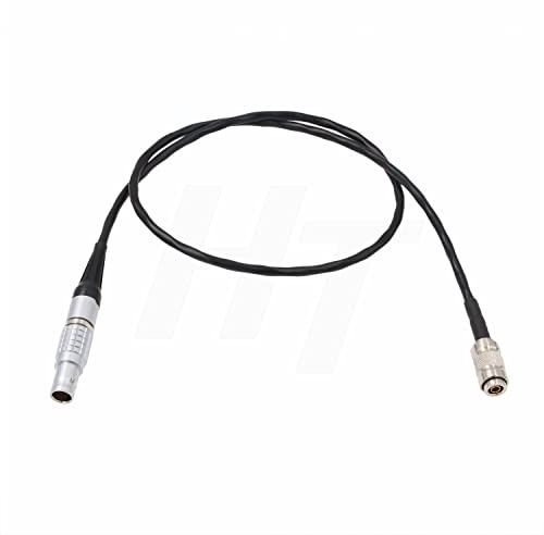 HangTon Timecode Cable UltraSync ONE DIN1.0/2.3 to 0B 5 Pin for ARRI Alexa and RED Camera Sound Devices 633 (DIN to 5pin straight)