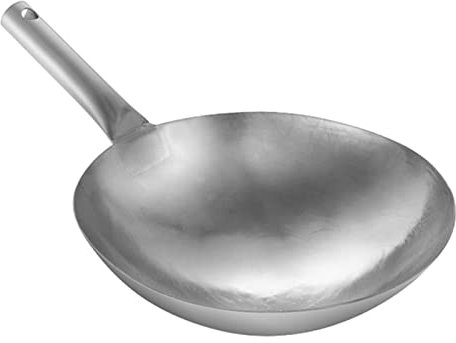 BAILR Multifunción Wok Sarten, Antiadherente y Mango Ergonómico Wok Sartenes, Wok Chino Facil De Mantener Apto Todas Las Cocinas, Vitroceramica, Gas, Lavavajillas (A 38cm)