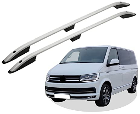 Dachreling passend für VW T6 L1 kurz (SWB) Baujahr ab 2003 (Grau) mit ABE